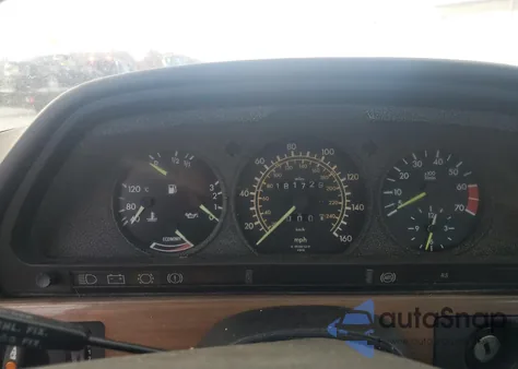 1984 Mercedes Benz 500Sec из США, поврежденный, VIN WDB12604412007325